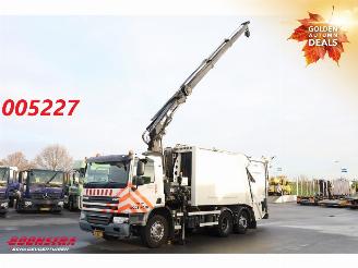 skadebil vrachtwagen DAF  Faun Variopress II Hiab 211 BW-3 HiPro Kran Müllwagen 2014/3
