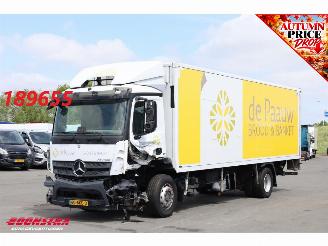 skadebil vrachtwagen Mercedes Antos 2124 Koffer 8.60 Meter!! LBW Euro 6 2017/11