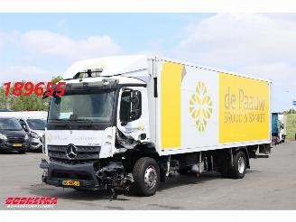 danneggiata veicoli industriali Mercedes Antos 2124 Koffer 8.60 Meter!! LBW Euro 6 2017/11