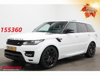 skadebil auto Land Rover Range Rover sport 3.0 SDV6 Hybrid HSE Pano LED Meridian Memory LRHZ 360° 81.651 km! 2017/6