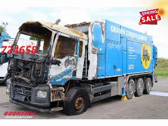 Vaurioauto  trucks MAN TGS 36.480 8X4 MTS Dino 5 12m3 Saugbagger Euro 6 2016/9