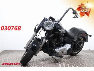 krockskadad bil auto Harley-Davidson EX30 FLSTFB Fat Boy Vance & Hines BY 2013 2013/1
