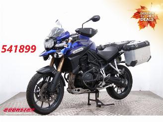 skadebil motor Triumph Tiger 1200 Explorer ABS 1215 Cruise 2X Koffer 2014/5