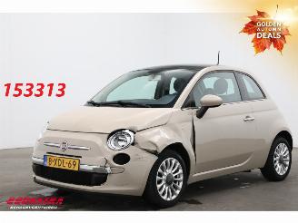 skadebil auto Fiat 500 0.9 TwinAir Turbo Lounge Pano Airco 2014/6