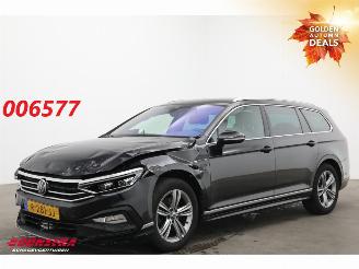 krockskadad bil auto Volkswagen Passat Variant 1.5 TSI DSG R-Line LED ACC Leder Camera SHZ AHK 2022/9