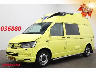 Unfall Kfz Anhänger Volkswagen Transporter 2.0 TDI 205 PK DSG RTW Ambulance LED Leder Cruise PDC 2019/10