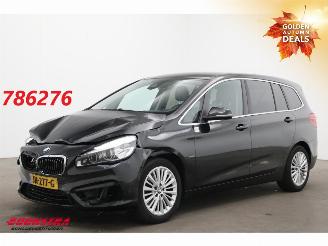 krockskadad bil auto BMW 2-serie Gran Tourer 220i Luxury LED Leder HUD Navi Clima Cruise SHZ 2016/5