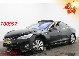 skadebil auto Tesla Model S 85D Panorama Autopilot Leder 2015/11