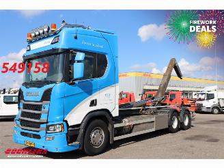 damaged trucks Scania R R500 6X2 Retarder VDL Haakarm Standclima Leder Navi Camera 2019/4