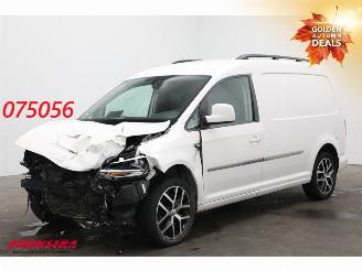 krockskadad bil bedrijf Volkswagen Caddy 2.0 TDI DSG Maxi BlueM. ACC Leder Navi Airco PDC AHK 2018/1