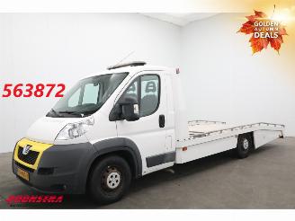 krockskadad bil bedrijf Peugeot Boxer 3.0 HDI 177 PK Lucht Winde Navi Airco Cruise AHK 2014/4