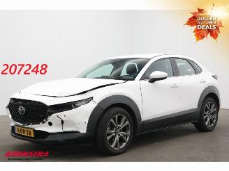 krockskadad bil auto Mazda CX-30 2.0 e-SkyActiv-G M Hybrid Comfort Leder ACC Memory LRHZ Camera 2021/2