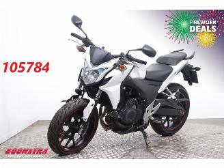 krockskadad bil motor Honda CB 500 F C-ABS Leo Vince 2015/6