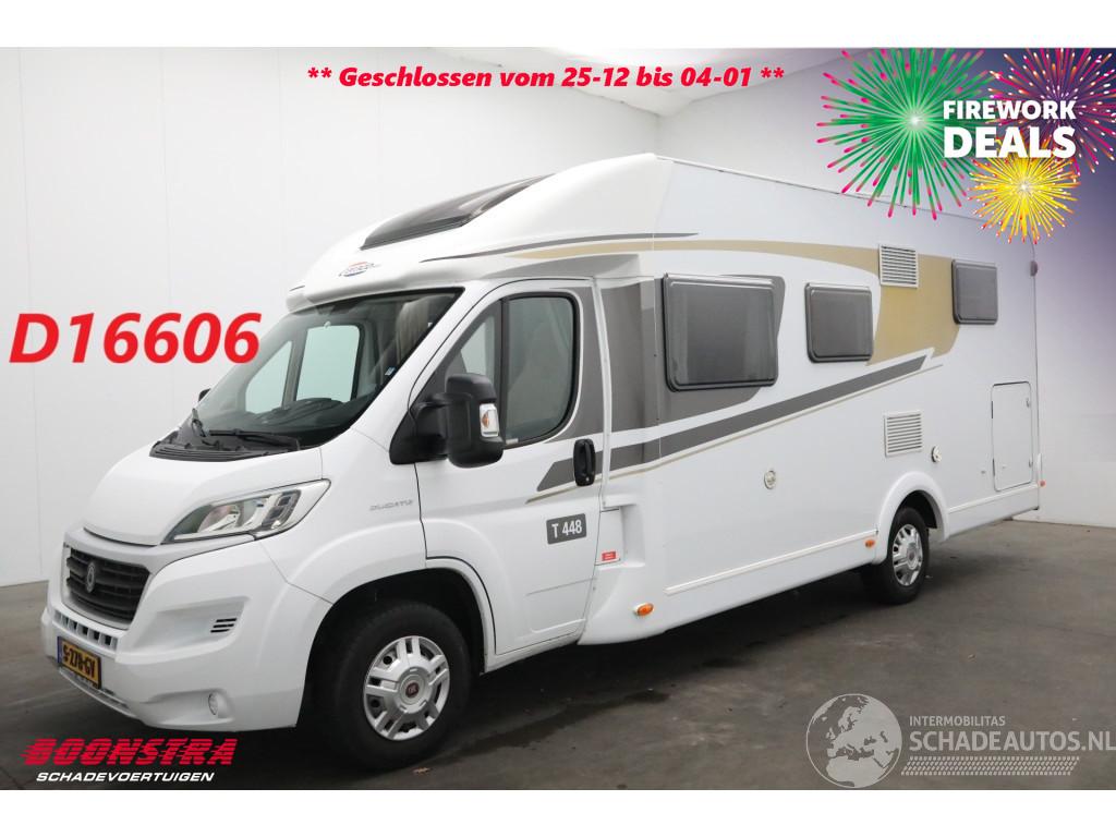 Carado  T 448 Capron 2.3 130 PK Automaat Fransbed Schotel Hefbed Zonnepaneel Airco Cruise