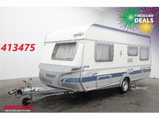 Vaurioauto  caravans Fendt  Saphir 470 Rondzit Frans Bed Ringverwarming 2006/10