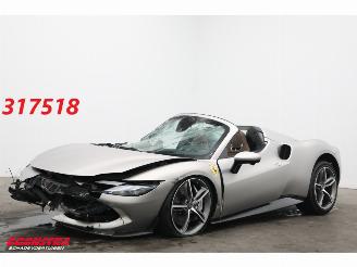damaged passenger cars Ferrari 296 GTS 3.0 V6 JBL Memory Daytona Seats Forged Rims 360° Carbon 2025/2