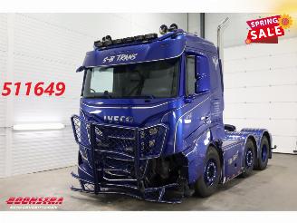 danneggiata veicoli industriali Iveco S-way 530 6X2 Full Air ACC Leder Showtruck 67.003 km! 2024/7