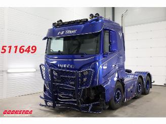 danneggiata veicoli industriali Iveco S-way 530 6X2 Full Air ACC Leder Showtruck 67.003 km 2024/7