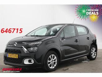 krockskadad bil auto Citroën C3 1.2 PureTech You Airco Cruise SHZ 32.692 km! 2022/11