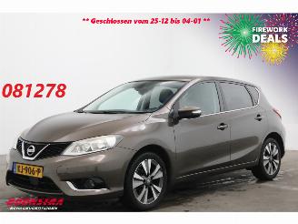 uszkodzony samochody osobowe Nissan Pulsar 1.2 DIG-T N-Connecta Navi Clima Cruise Camera AHK 119.430 km! 2016/9