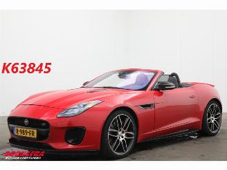 Schadeauto Jaguar F-type 2.0T Chequered Flag Meridian Memory Leder LED Apple Camera LRHZ SHZ 2019/7