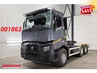 Schade vrachtwagen Renault  480 ACC 2X PTO Hydrauliek AJK Kip / Schiebe 6X4 144.786 km! 2023/4