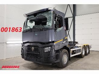uszkodzony ciężarówki Renault  480 ACC 2X PTO Hydrauliek AJK Kip / Schiebe 6X4 144.786 km! 2023/4