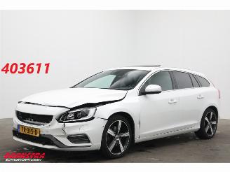 Avarii autoturisme Volvo V-60 2.0 T4 Aut. R-Design Schuifdak Leder Navi Clima Cruise Camera SHZ PDC AHK 2018/9