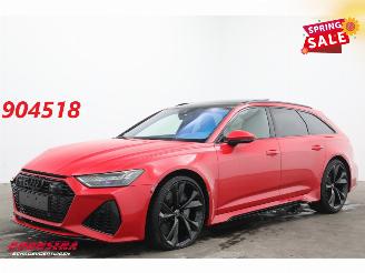 Schadeauto Audi Rs6 Avant 4.0 TFSI Quattro Dynamic+ Keramik Pano B&O HUD 360° ACC 2022/4