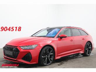 Coche accidentado Audi Rs6 Avant 4.0 TFSI Quattro Dynamic+ Ceramic Pano B&O HUD 360° ACC 2022/4