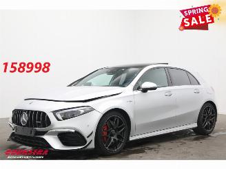 skadebil auto Mercedes A-klasse AMG 45 S 4MATIC+ Schalensitze Drivers Pack Pano Burmester 360¯ 2020/7