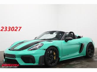 Voiture accidenté Porsche 718 Spyder RS Weissach PCCB Chrono Lift PTS 227 Lightergreen 2024/3