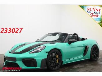 Voiture accidenté Porsche 718 Spyder RS Weissach PCCB Chrono Lift PTS 227 Lightergreen 2024/3