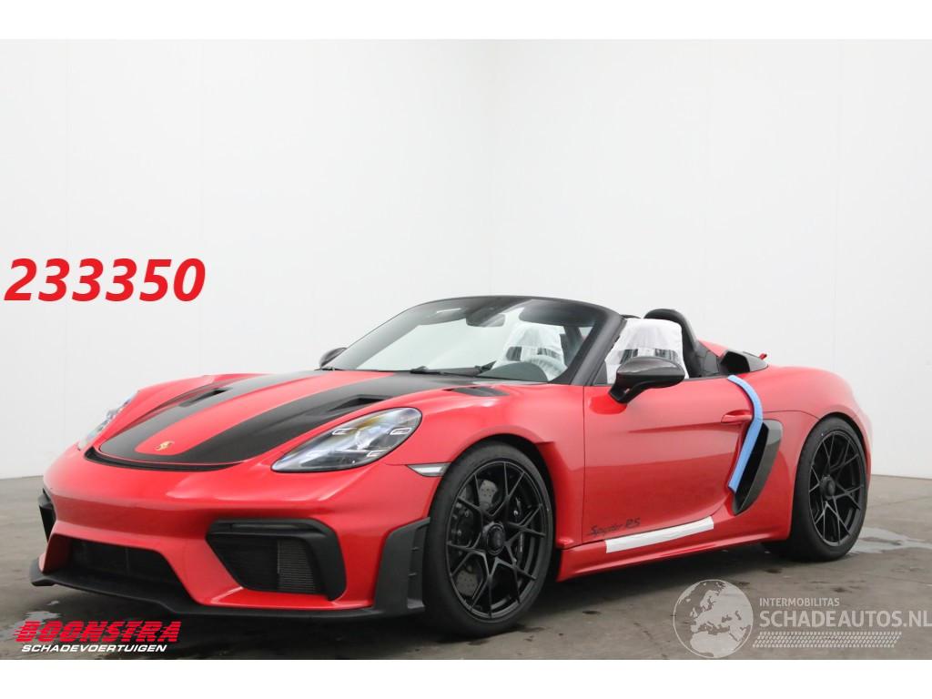 Porsche 718 Boxster Spyder RS Weissach PCCB Lift Sport Chrono Bose 16 km!!