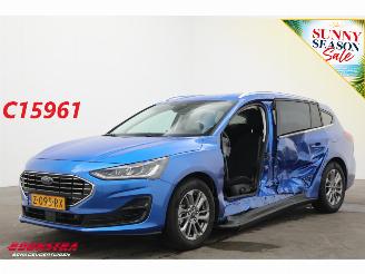 damaged passenger cars Ford Focus 1.0 EcoBoost Hybrid Aut. Titanium LED Apple/Android Navi Clima Cruise AHK 2024/6