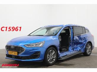 damaged passenger cars Ford Focus 1.0 EcoBoost Hybrid Aut. Titanium LED Apple/Android Navi Clima Cruise AHK 2024/6