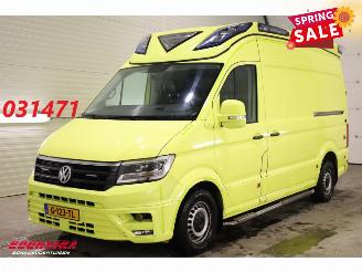 bruktbiler bedrijf Volkswagen Crafter 2.0 TDI 175 PK DSG Ambulance RTW 2X Schuifdeur Leder Lucht 360° Camera 2019/12