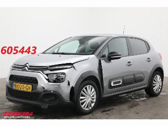 uszkodzony samochody osobowe Citroën C3 1.2 PureTech Feel Navi Clima Cruise PDC 62.639 km! 2021/10