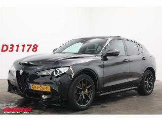 uszkodzony samochody osobowe Alfa Romeo Stelvio 2.0 Ti Q4 AWD Veloce Schuifdak H/K Memory ACC Leder Apple/Android LRHZ Camera 2022/4