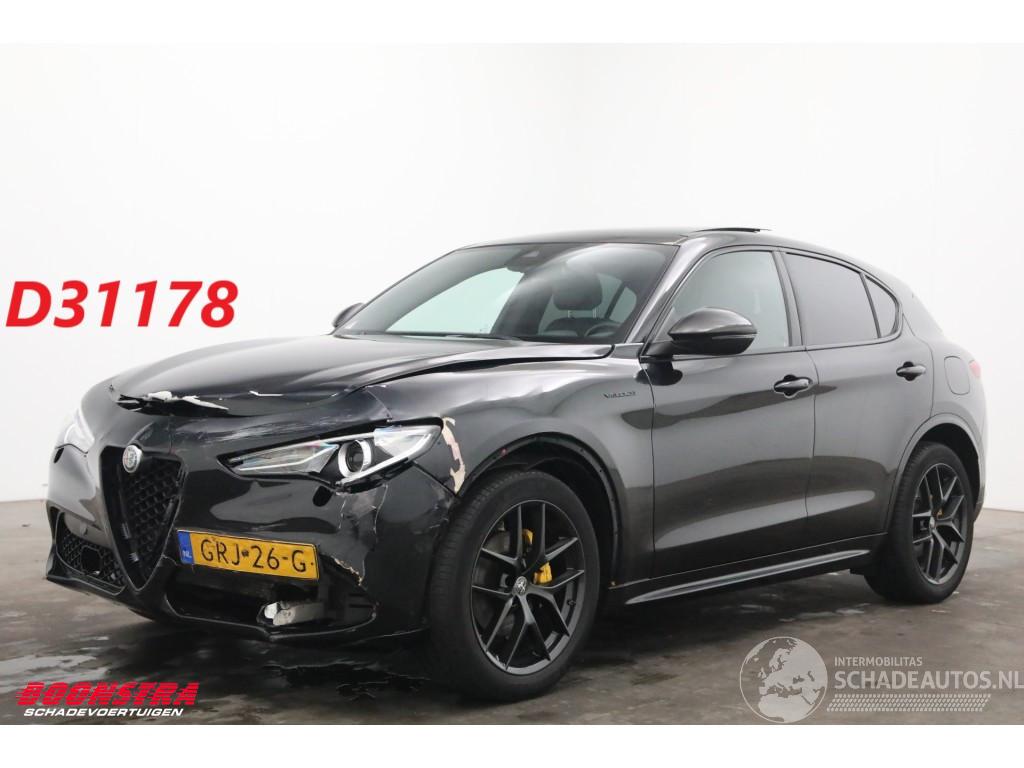 Alfa Romeo Stelvio 2.0 Ti Q4 AWD Veloce Schuifdak H/K Memory ACC Leder Apple/Android LRHZ Camera
