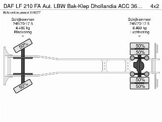 DAF LF 210 FA Aut. LBW Bak-Klep Dhollandia ACC 368.328 km! picture 36
