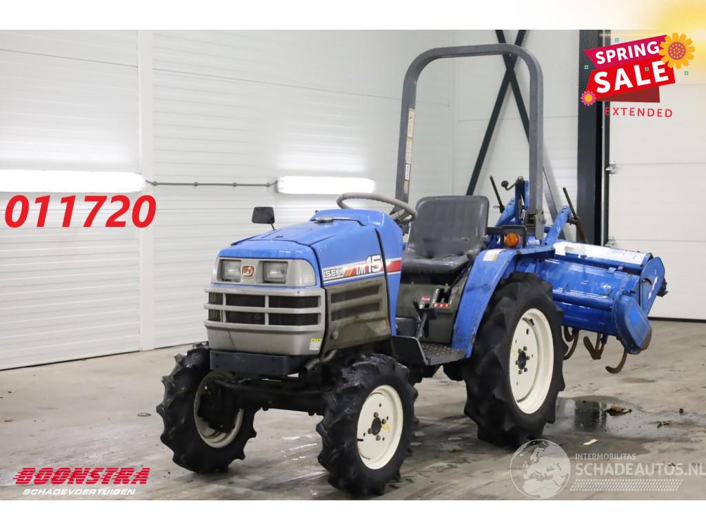 Iseki  TM15 11 KW Minitraktor + Frees 419 Uur