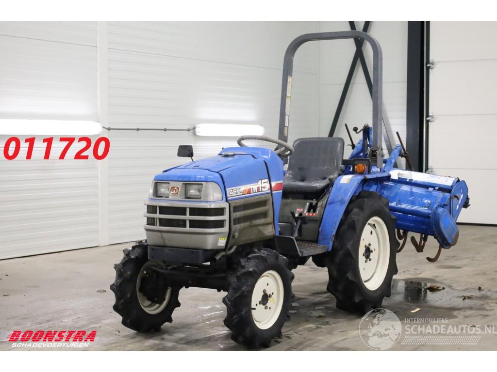 Iseki  TM15 11 KW Minitraktor + Frees 419 Uur!