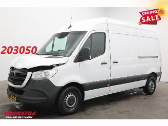 skadebil bedrijf Mercedes Sprinter 314 CDI 9G-Tronic L2-H1 2X Schuifdeur Leder Navi Airco Cruise Camera 2020/5