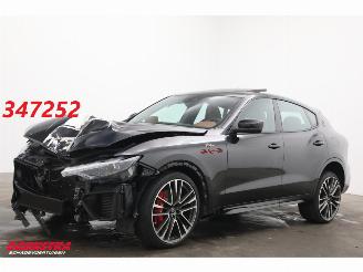 krockskadad bil auto Maserati Levante 3.8 V8 Trofeo Pano ACC B&W HUD Memory 360° Ventilatie LRHZ 2019/11