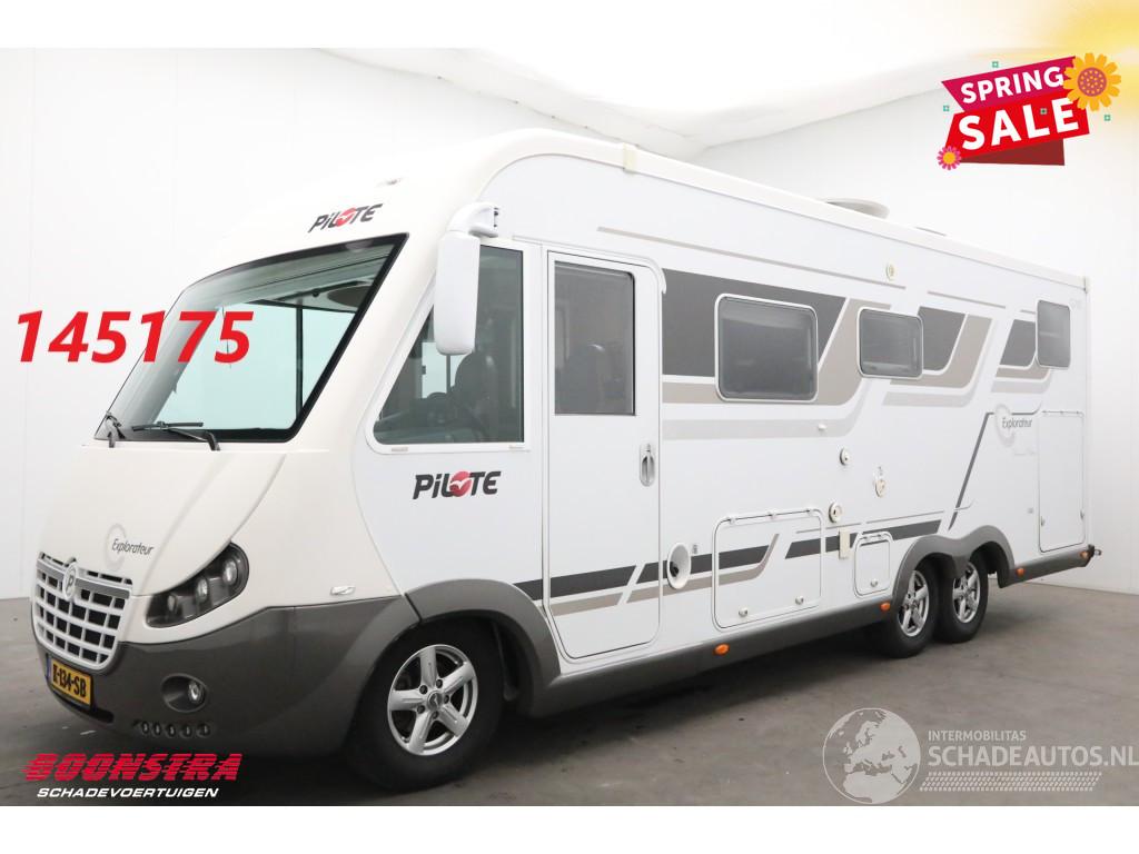 Pilote Explorateur G782 3.0 MJ Diamond Ed. Solar Garage Luifel Single Beds Hefbed Camera AHK
