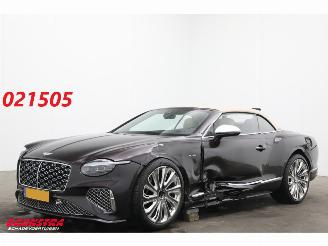 damaged passenger cars Bentley Continental GTC 4.0 V8 Hybrid Mulliner Ceramic HUD ACC Memory 360° 4.606 km 2025/3