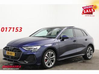 krockskadad bil auto Audi A3 Sportback 45 TFSI e S-Line Pano Matrix ACC Virtual Apple/Android Camera SHZ 5.017 km! 2025/10