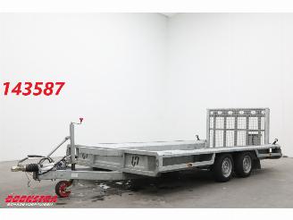 krockskadad bil aanhanger Henra  MT35 3.5t Tandemasser Machinetransport BY 2022 2022/5