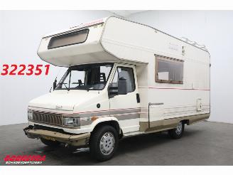 damaged campers Dethleffs  Globetrotter Turbo D Luifel Fietsendrager 1993/1